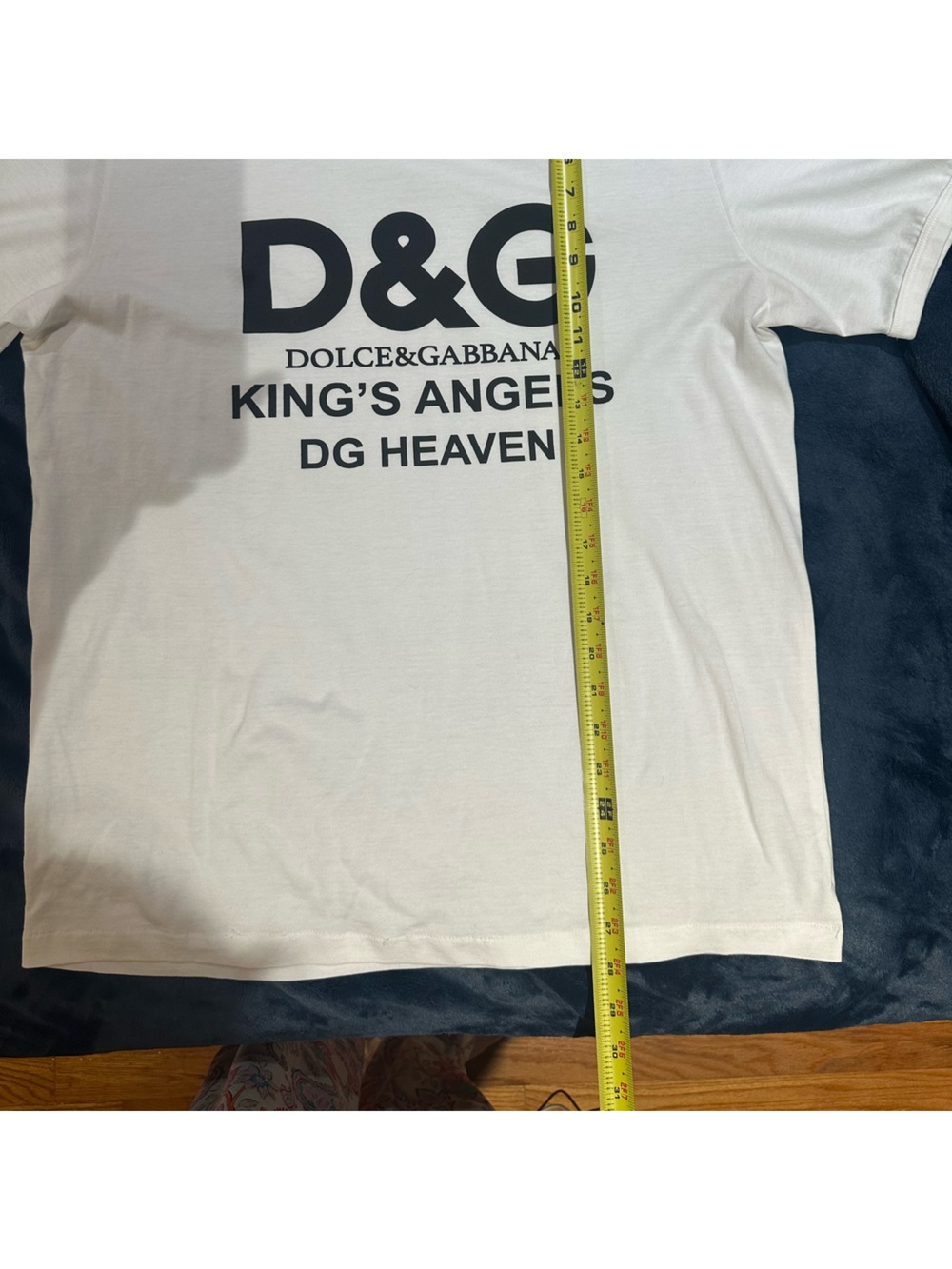 Dolce & Gabbana White Tee with Black D&G Logo